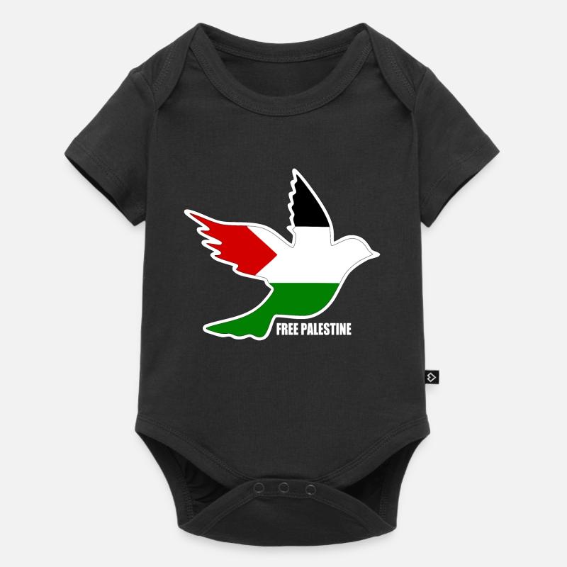 Free palestine - Body à manches courtes Premium Bébé - noir