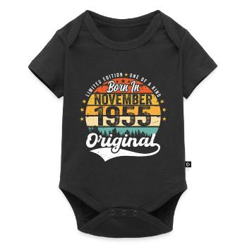 Légendaire depuis novembre 1955 - 1955 - Body à manches courtes Premium Bébé - noir - Devant