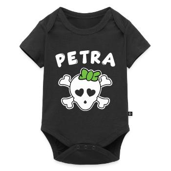 Pirate Petra Design pour les filles et les femmes - Body à manches courtes Premium Bébé - noir - Devant