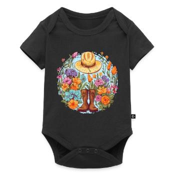 A garden lover's delight - Baby Premium short-sleeve bodysuit - black - Front