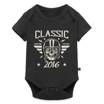 Vintage Classic Birthday Gift Born in 2016 - Baby Premium short-sleeve bodysuit - black - Front
