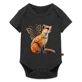 Mangouste - Body à manches courtes Premium Bébé - noir - Devant