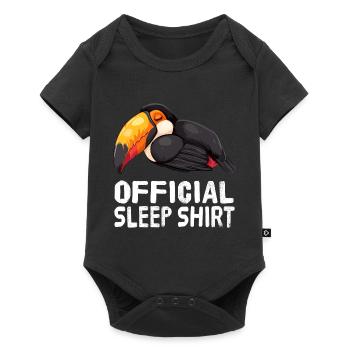Chemise de nuit officielle Toucan - Body à manches courtes Premium Bébé - noir - Devant