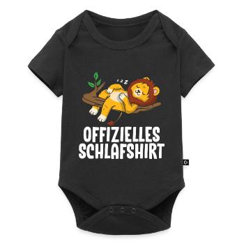Chemise de nuit officielle Lion - Body à manches courtes Premium Bébé - noir - Devant