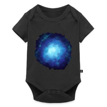 Cloud Tunnel watercolor painting - Baby Premium short-sleeve bodysuit - black - Front