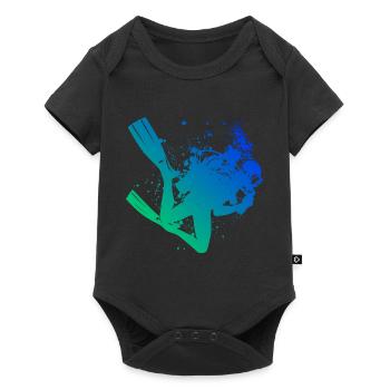Scuba Diver Women's Diving Free Dive Diving - Baby Premium short-sleeve bodysuit - black - Front