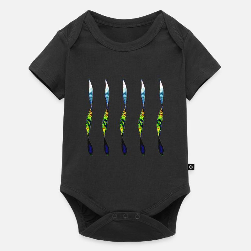 twisted pair - Baby Premium short-sleeve bodysuit - black
