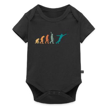Evolution Retro Fencing - Baby Premium short-sleeve bodysuit - black - Front