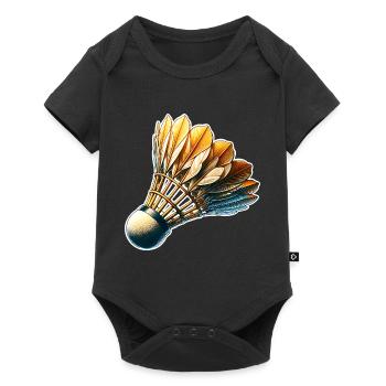 Badminton - Body à manches courtes Premium Bébé - noir - Devant