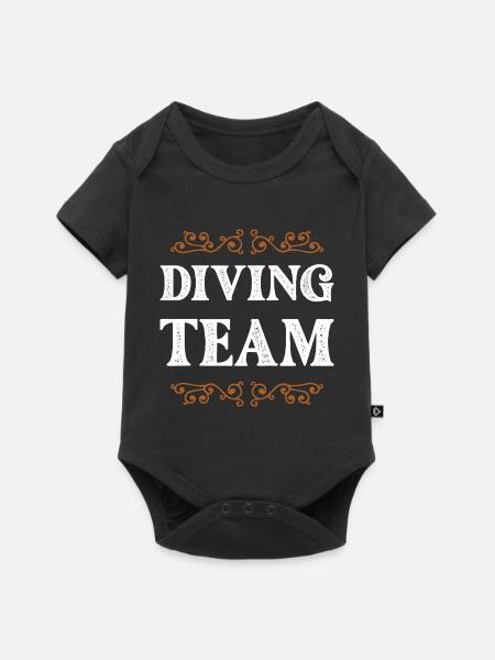 Diving Crew - Baby Premium Kurzarmbody - Schwarz