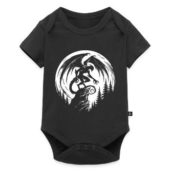 Gargouille – Gardien de la nuit - Gargoyle Design - Body à manches courtes Premium Bébé - noir - Devant