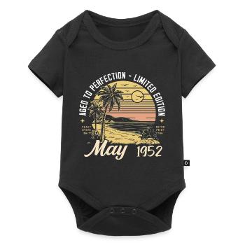 Légendaire depuis mai 1952, mai 1952 - Body à manches courtes Premium Bébé - noir - Devant