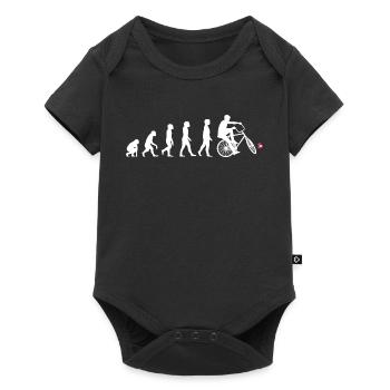 Cycling, Cycleball, Indoor Cycling, Evolution - Baby Premium short-sleeve bodysuit - black - Front
