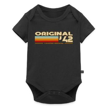 1942 - Baby Premium short-sleeve bodysuit - black - Front