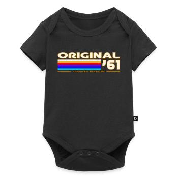 1961 - Baby Premium short-sleeve bodysuit - black - Front
