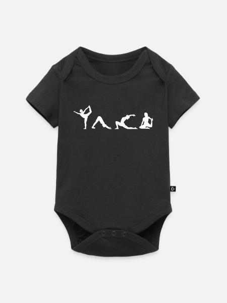 Yogini Posen - Baby Premium Kurzarmbody - Schwarz