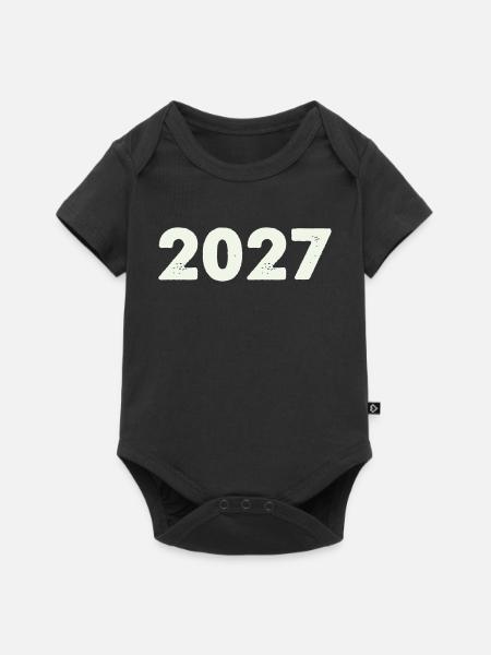 2027 - Baby Premium Kurzarmbody - Schwarz