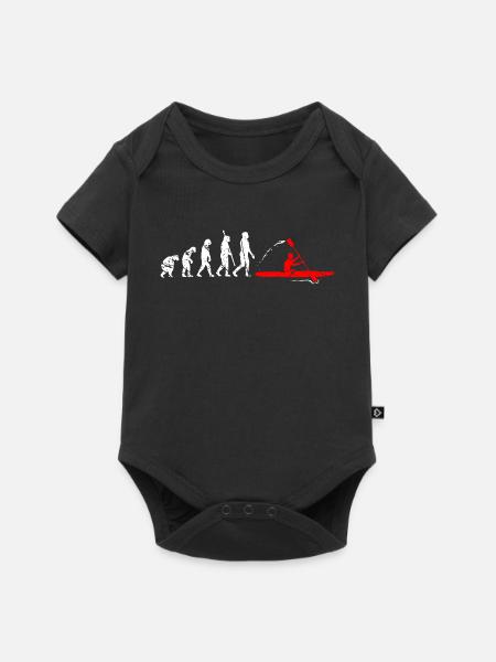 Kajak Evolution Kajakfahrer Kajaker Kayak - Baby Premium Kurzarmbody - Schwarz