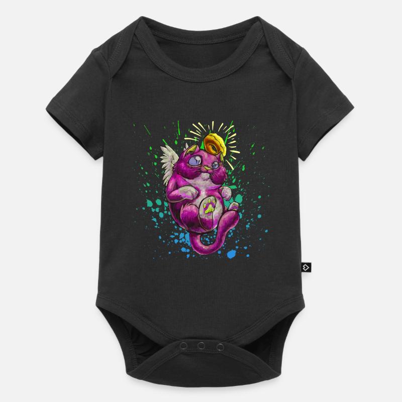 Saint cat - Baby Premium short-sleeve bodysuit - black