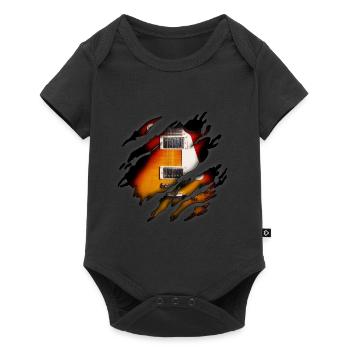 Electric guitar in me - Baby Premium short-sleeve bodysuit - black - Front