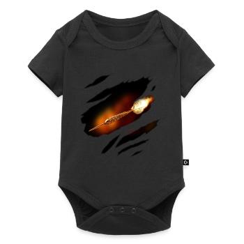 Dart in mir - Baby Premium Kurzarmbody - Schwarz - Vorne