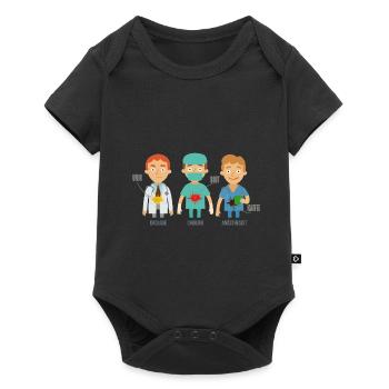anesthetist - Baby Premium short-sleeve bodysuit - black - Front