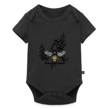 Idée cadeau de swag en nid d'abeille Bee wasp hornet - Body à manches courtes Premium Bébé - noir - Devant