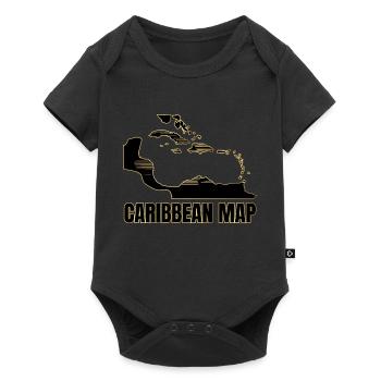 CARIBBEAN Map - Baby Premium short-sleeve bodysuit - black - Front