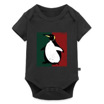manchot - Body à manches courtes Premium Bébé - noir - Devant