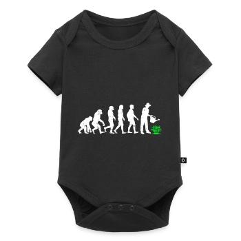 Evolution Gardener Gardening - Baby Premium short-sleeve bodysuit - black - Front
