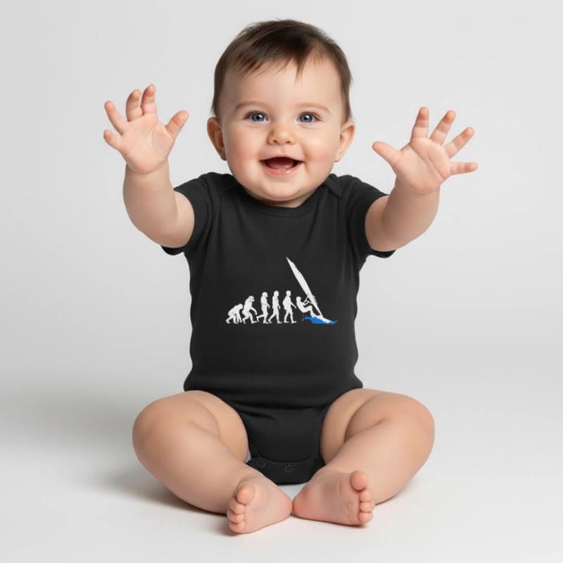 Evolution de l'évolution de la planche à voile Body à manches courtes Premium Bébé