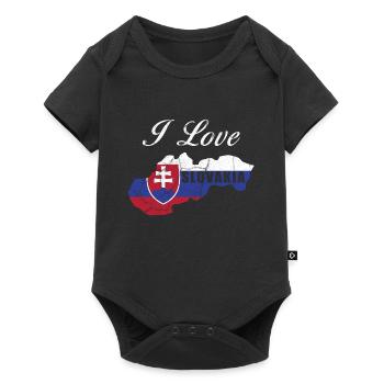 Slovakia - Baby Premium short-sleeve bodysuit - black - Front