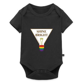 Shine Brighter - Baby Premium short-sleeve bodysuit - black - Front