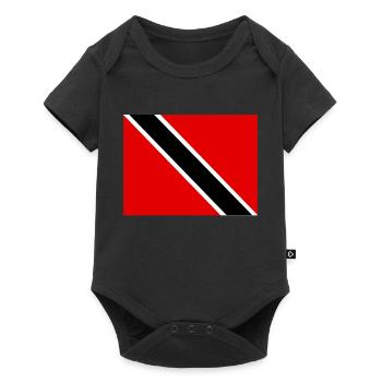 Flag of Trinidad Tobago () - Baby Premium short-sleeve bodysuit - black - Front