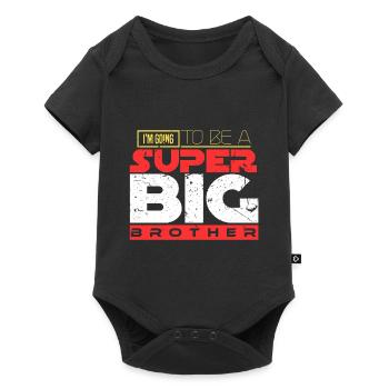 Grand frère - Body à manches courtes Premium Bébé - noir - Devant