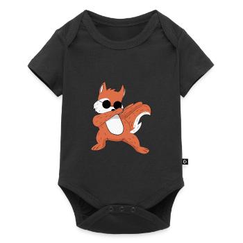 Dabbing Fox Dab Fox - Baby Premium short-sleeve bodysuit - black - Front
