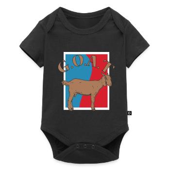 GOAT goat funny gift Brady animal Geisbok - Baby Premium short-sleeve bodysuit - black - Front