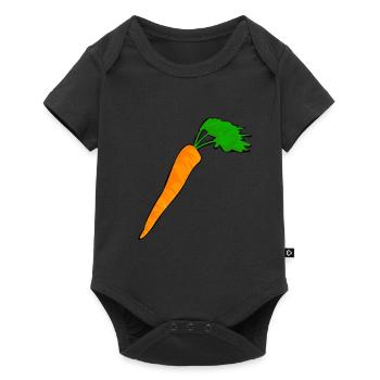 carrot carrot garden vegetable harvest carrot turnip - Baby Premium short-sleeve bodysuit - black - Front