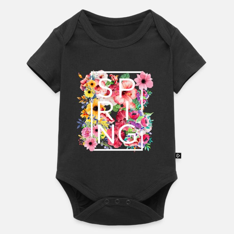 ressort - Body à manches courtes Premium Bébé - noir