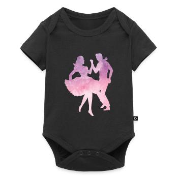 Salsa danse Valse Jazz Rock Cadeau Cooles - Body à manches courtes Premium Bébé - noir - Devant