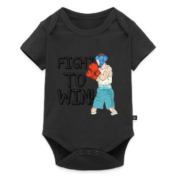 Boxing Boxing - Baby Premium short-sleeve bodysuit - black - Front