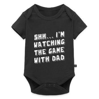 Cadeau de vêtements bébé bébé Onesie drôle - Body à manches courtes Premium Bébé - noir - Devant