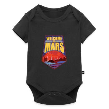 Bienvenue sur le t-shirt Mars - Body à manches courtes Premium Bébé - noir - Devant