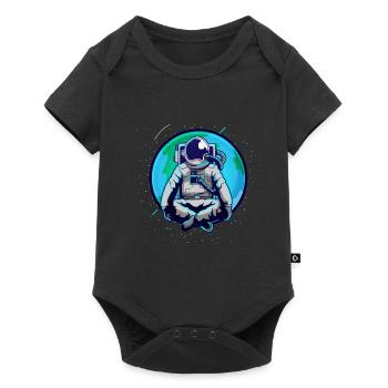 Cadeau du globe terrestre de l'astronaute spatial - Body à manches courtes Premium Bébé - noir - Devant