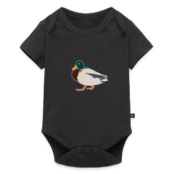 Duck - Baby Premium short-sleeve bodysuit - black - Front