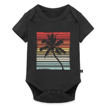 Coconut Retro Vintage Cool Gift - Baby Premium short-sleeve bodysuit - black - Front