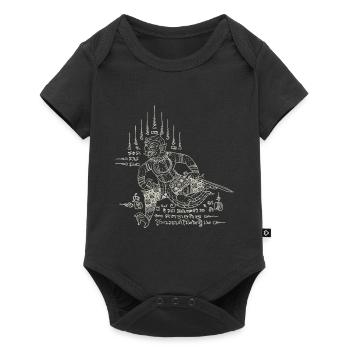 Sak Yant Thai Tattoo Pictorial Human Cool Cadeau - Body à manches courtes Premium Bébé - noir - Devant