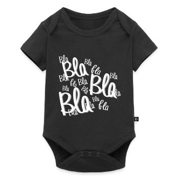 Bla bla bla - Baby Premium Kurzarmbody - Schwarz - Vorne