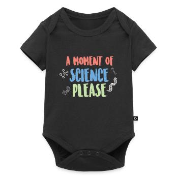 Wissenschaft Moment Science - Baby Premium short-sleeve bodysuit - black - Front