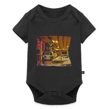 Forgeron forgeron fait main forge forge - Body à manches courtes Premium Bébé - noir - Devant